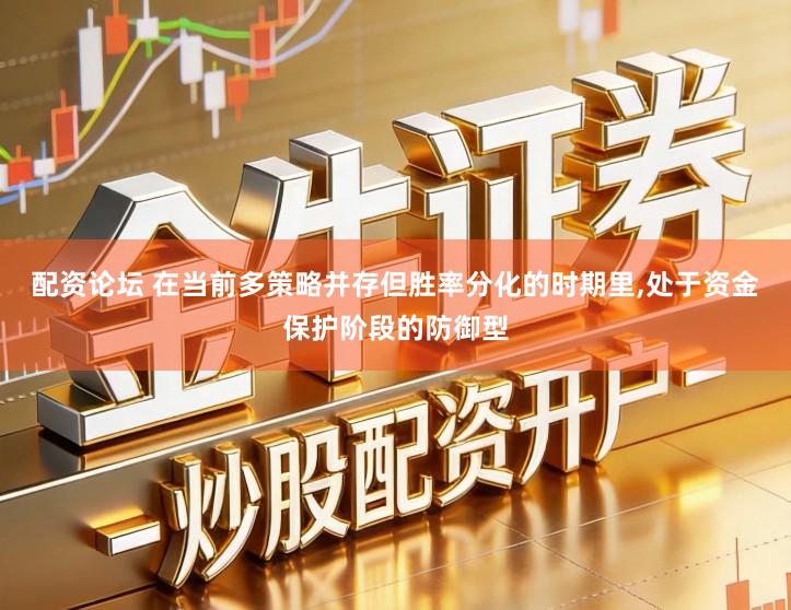 配资论坛 在当前多策略并存但胜率分化的时期里,处于资金保护阶段的防御型