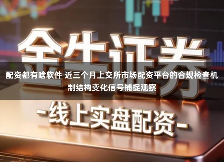 配资都有啥软件 近三个月上交所市场配资平台的合规检查机制结构变化信号捕捉观察